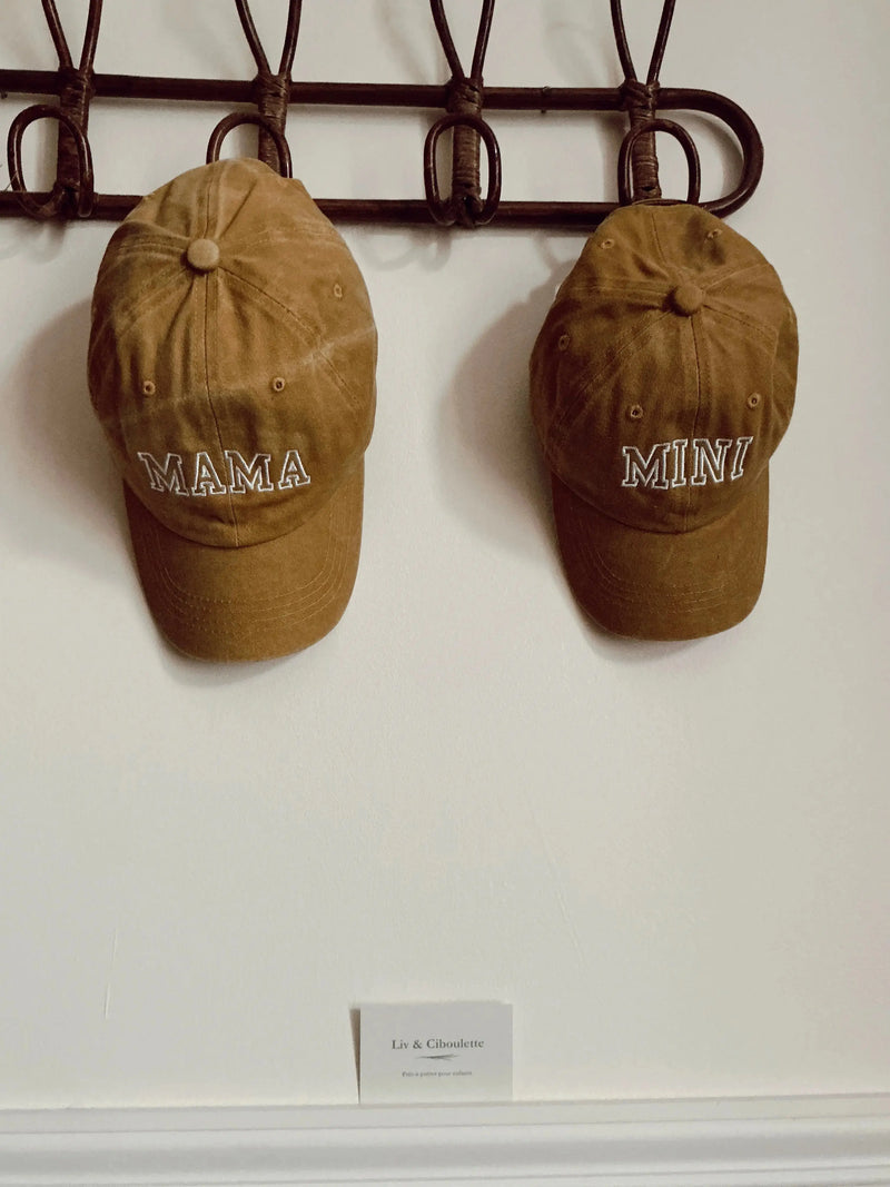 Duo de casquettes matchy matchy MAMA & MINI Liv&Ciboulette