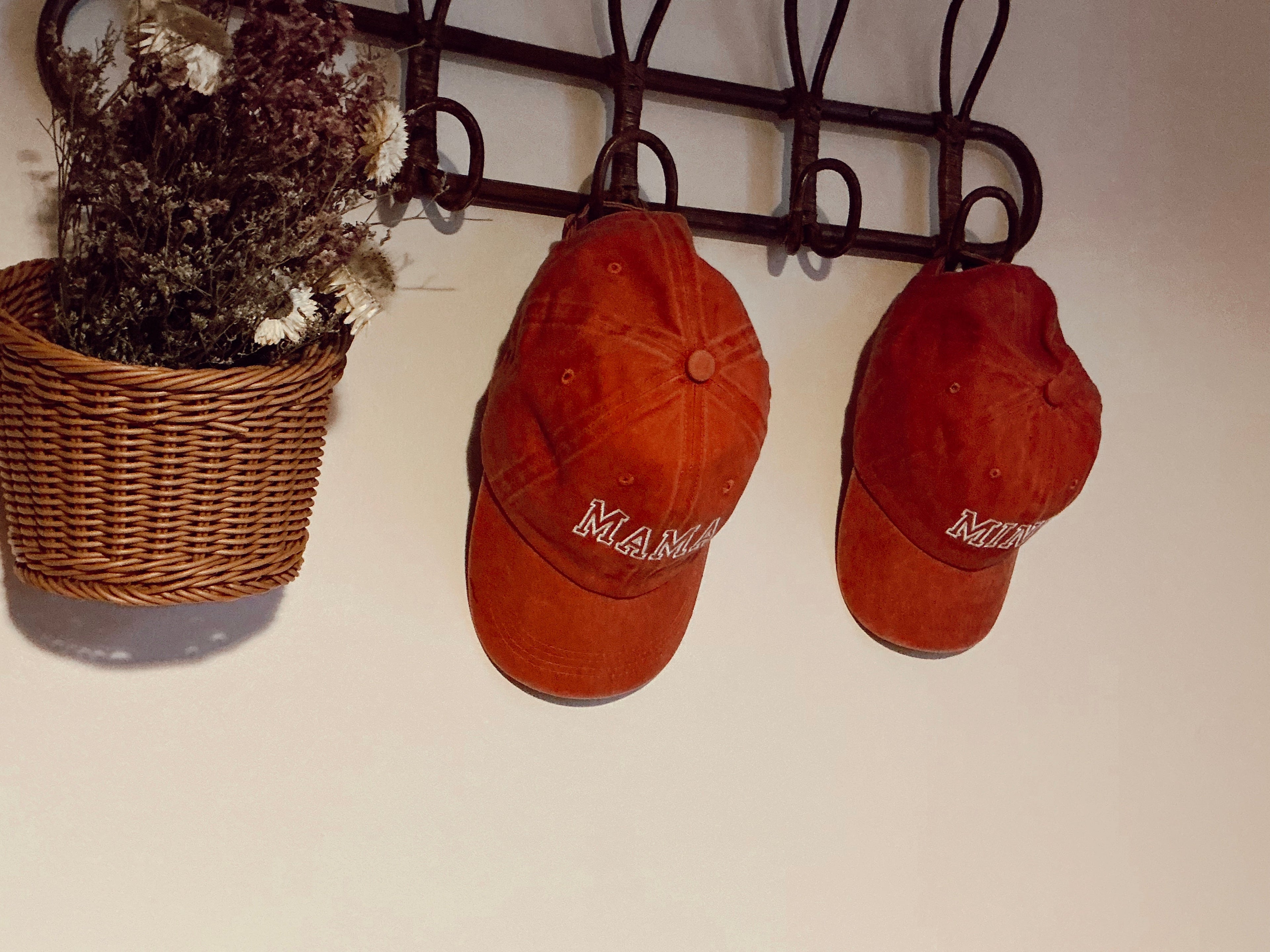 Duo casquettes MAMA & MINI Liv&Ciboulette
