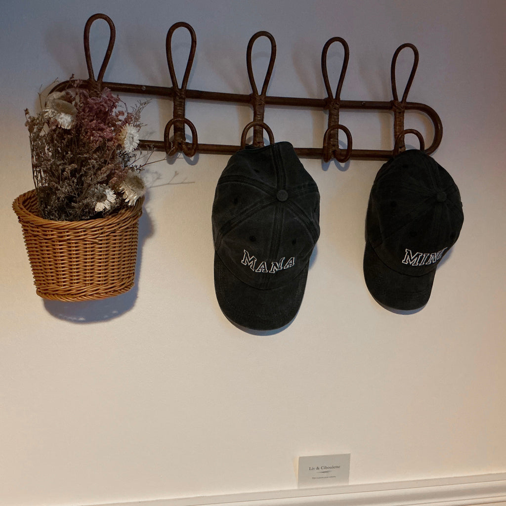 Duo casquettes MAMA & MINI Liv&Ciboulette