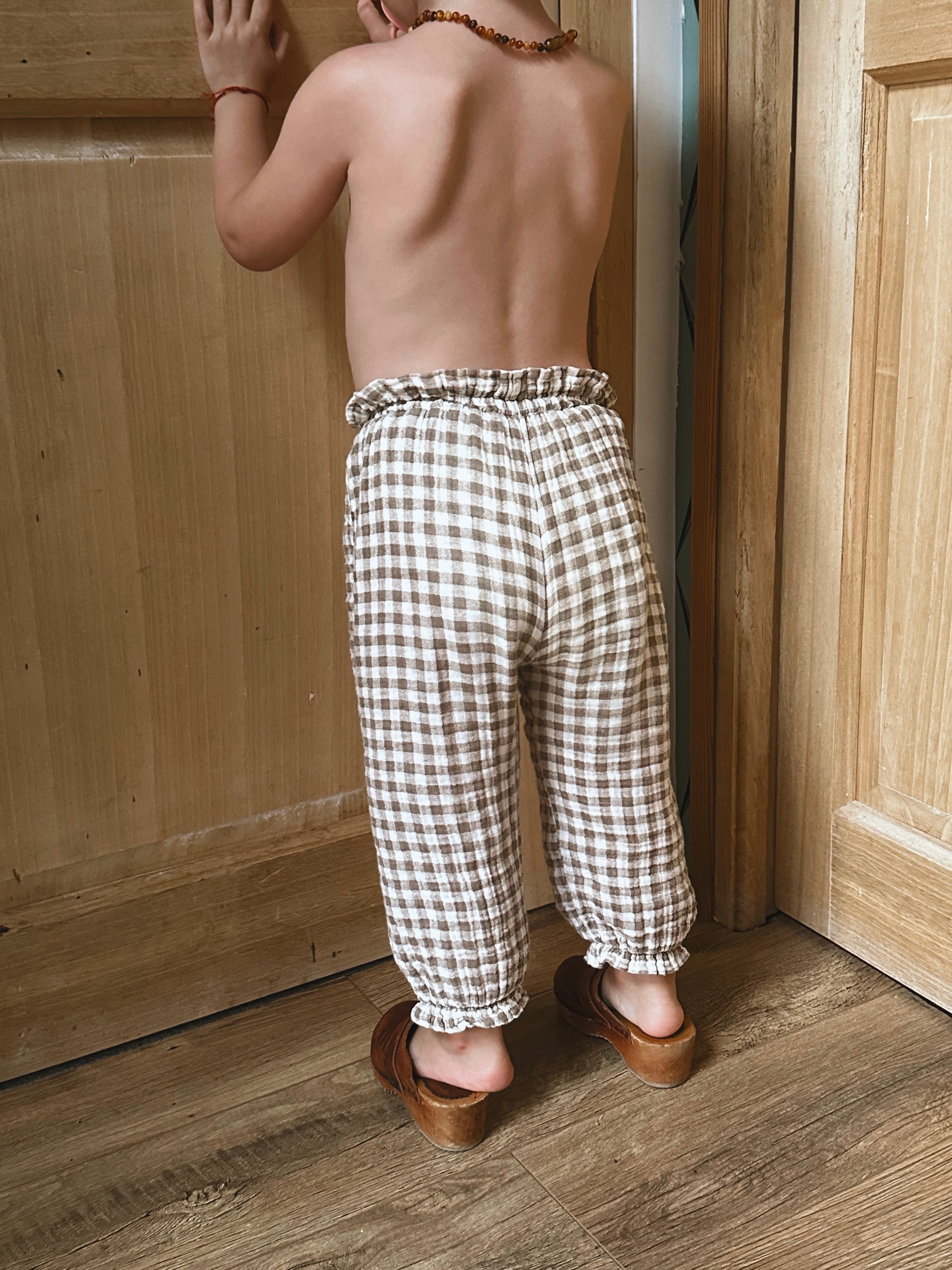 Pantalon Salomé vichy Liv&Ciboulette