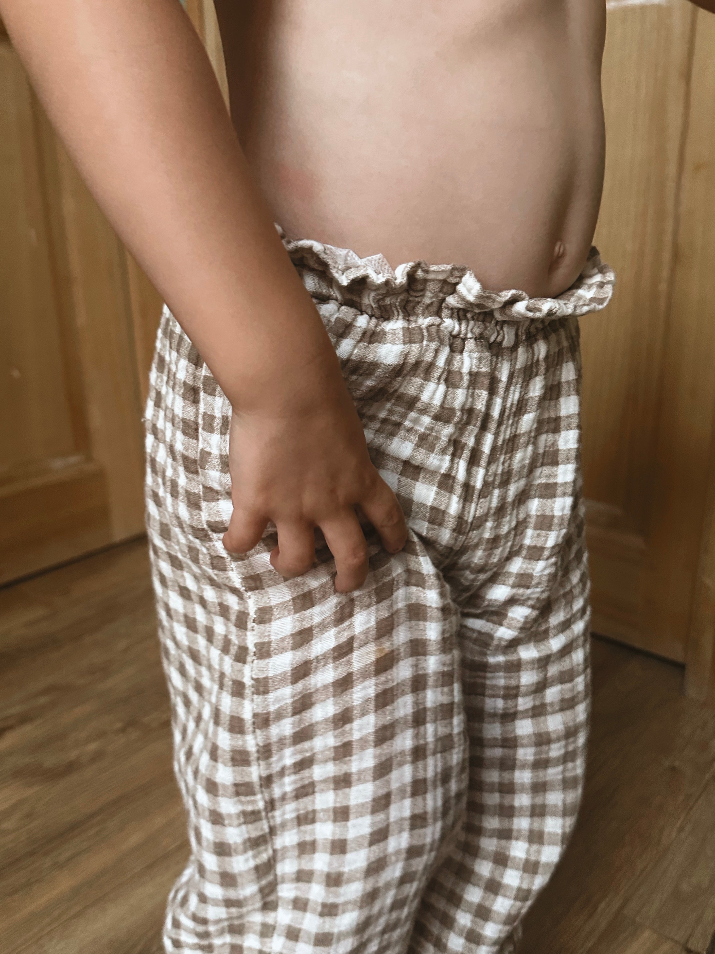 Pantalon Salomé vichy Liv&Ciboulette