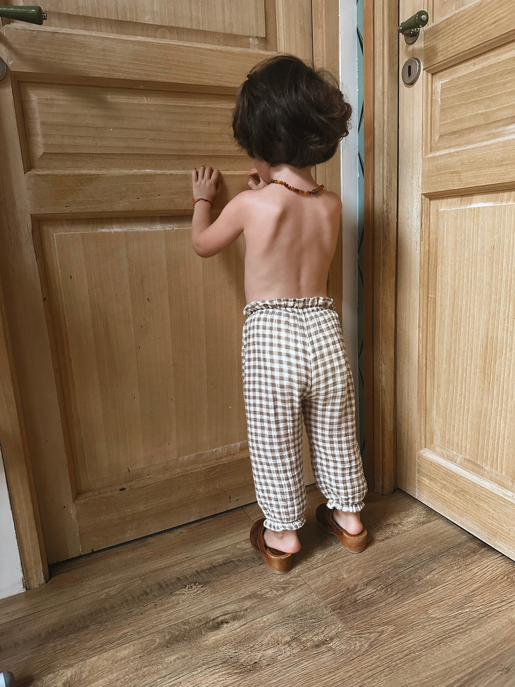 Pantalon Salomé vichy Liv&Ciboulette