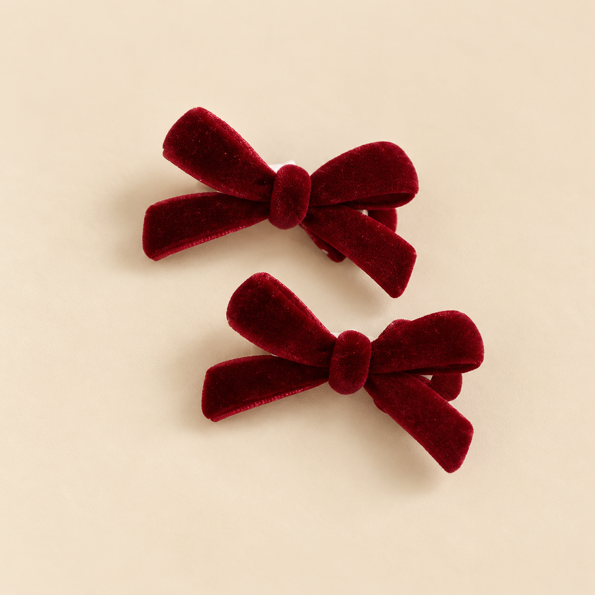 Paire de pince velours
