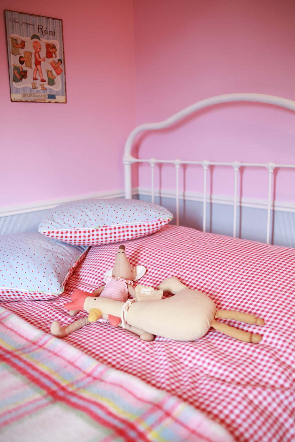 Grande peluche poule/Coq Liv&Ciboulette