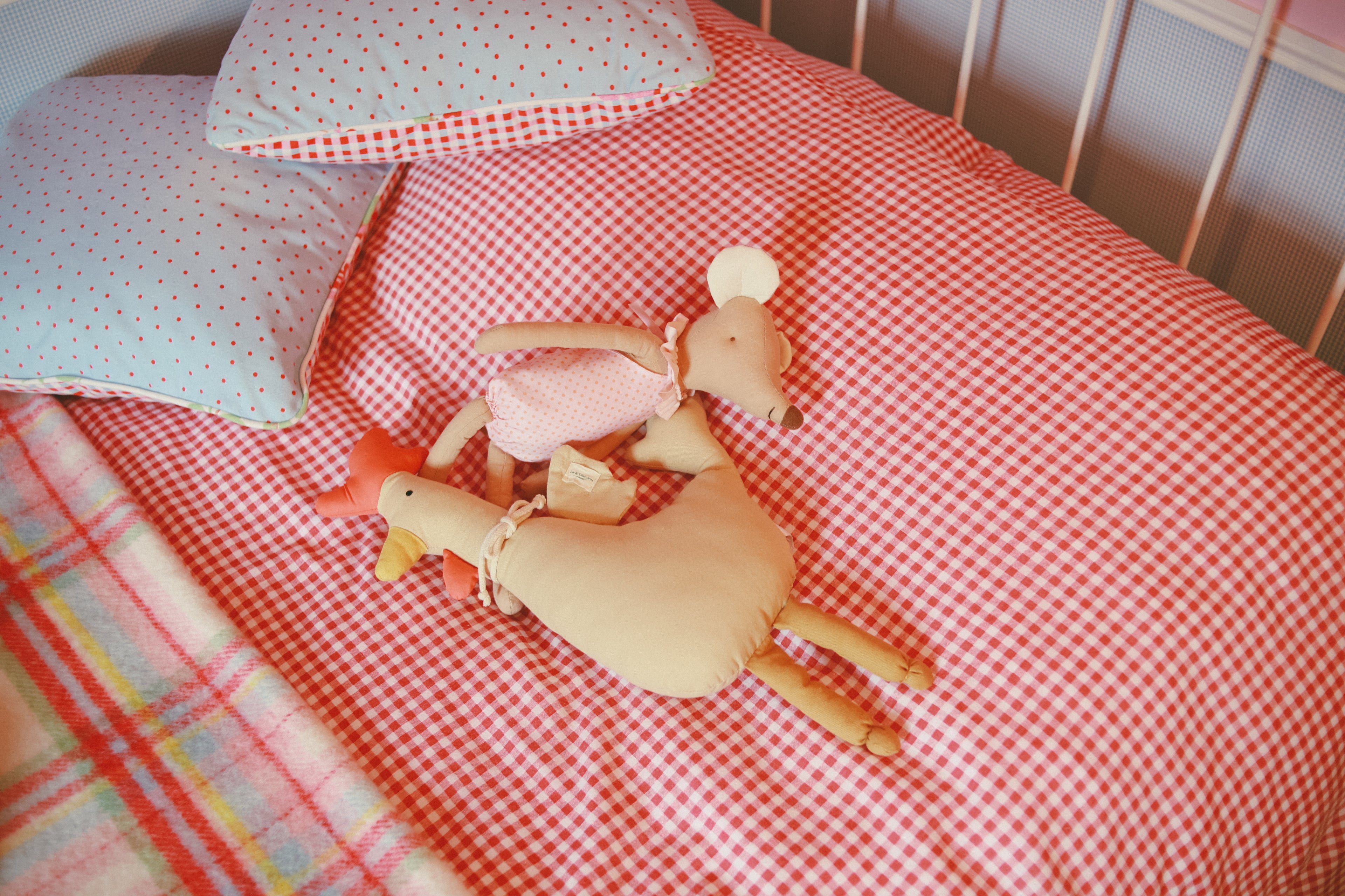 Grande peluche poule/Coq Liv&Ciboulette