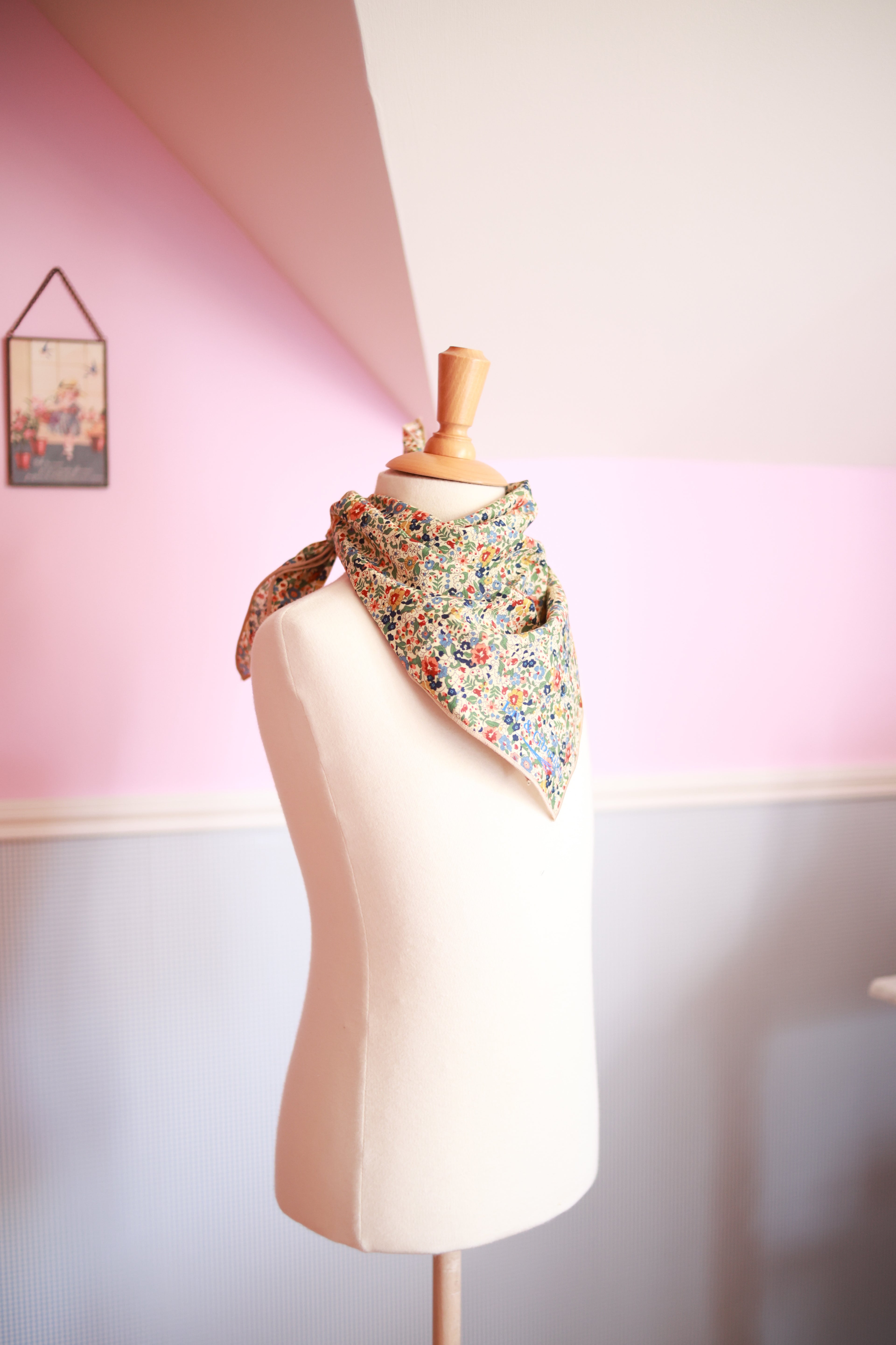 Foulard femme et fille liberty Liv&Ciboulette