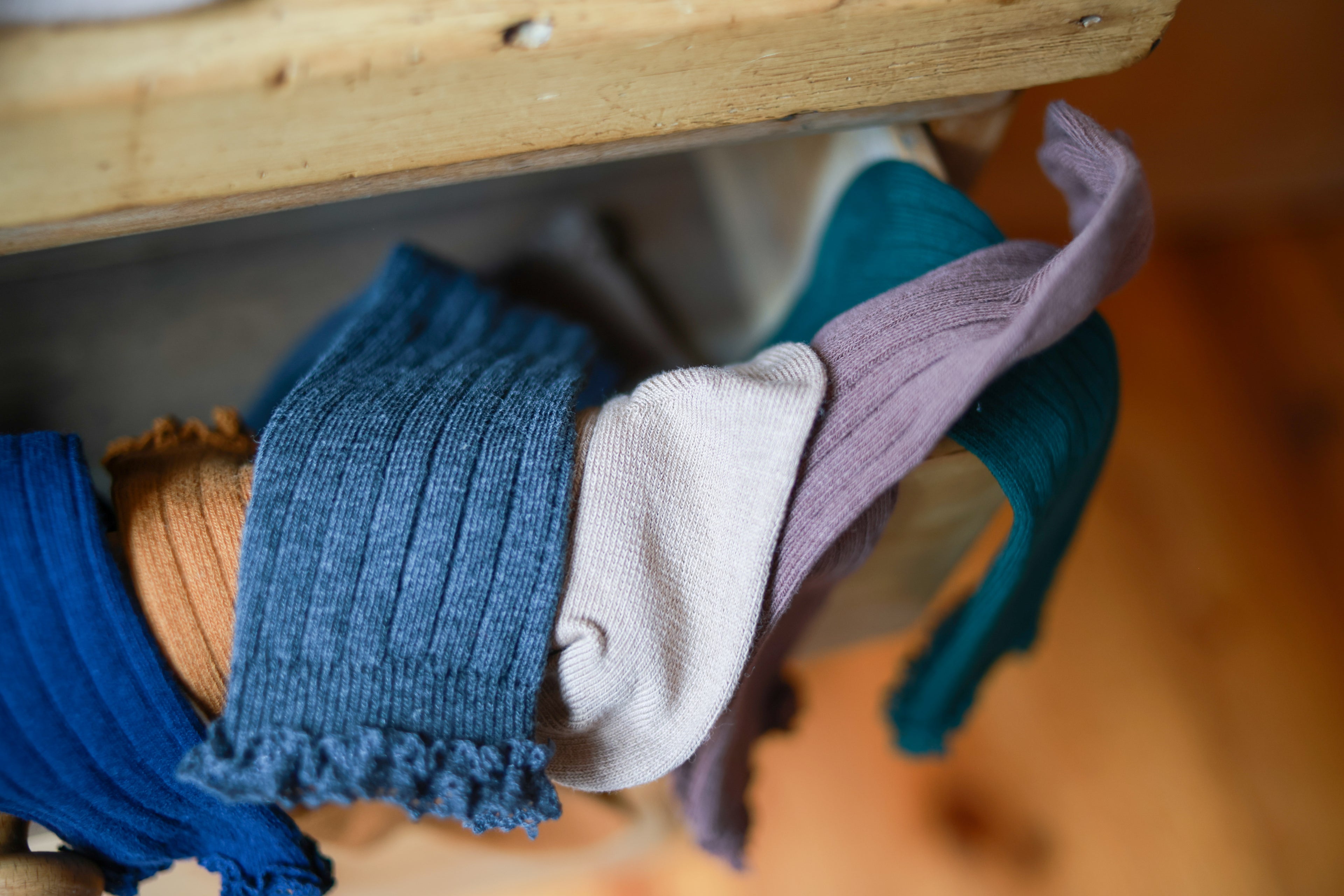 Chaussettes hautes dentelle Liv&Ciboulette