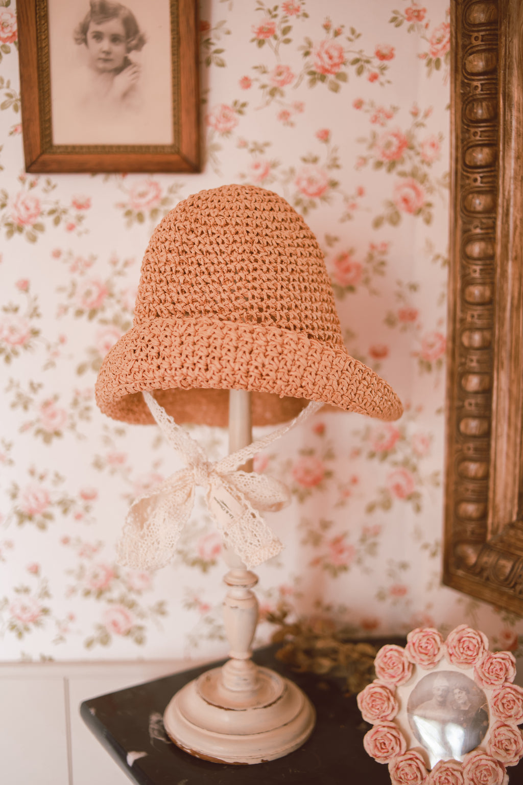 Chapeau en papier tressé Liv&Ciboulette