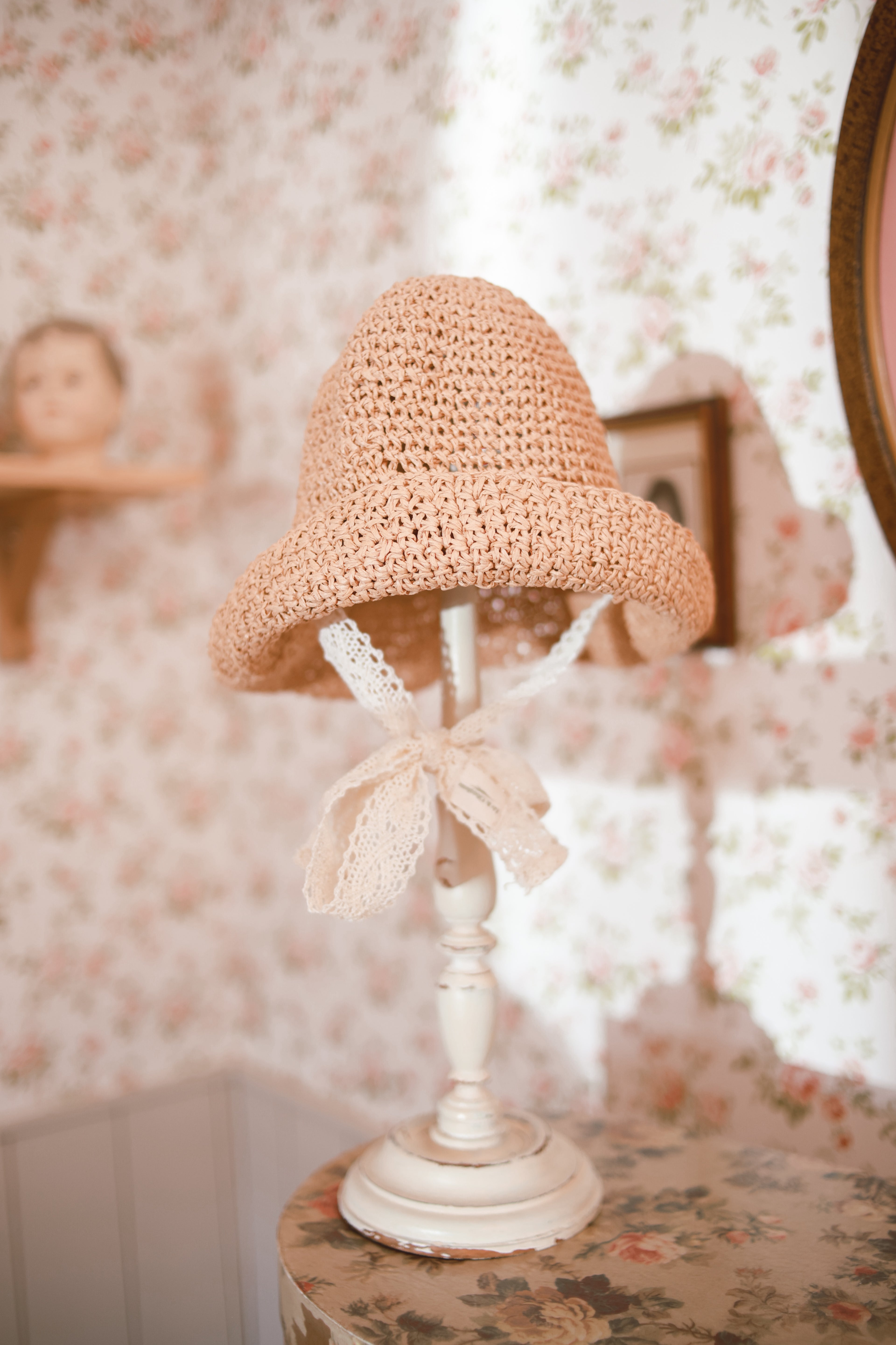 Chapeau en papier tressé Liv&Ciboulette