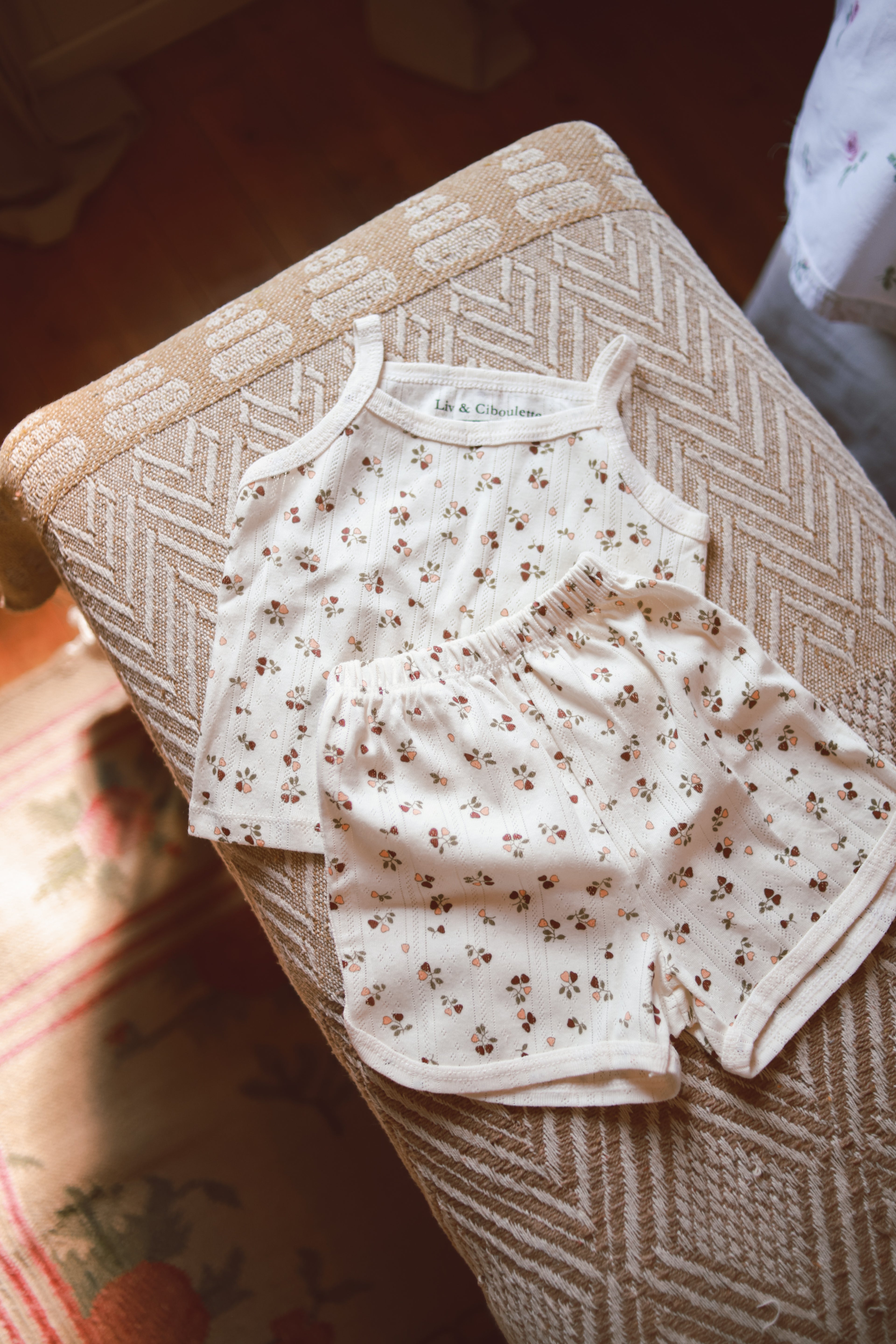 Pyjama été petite fille Liv&Ciboulette