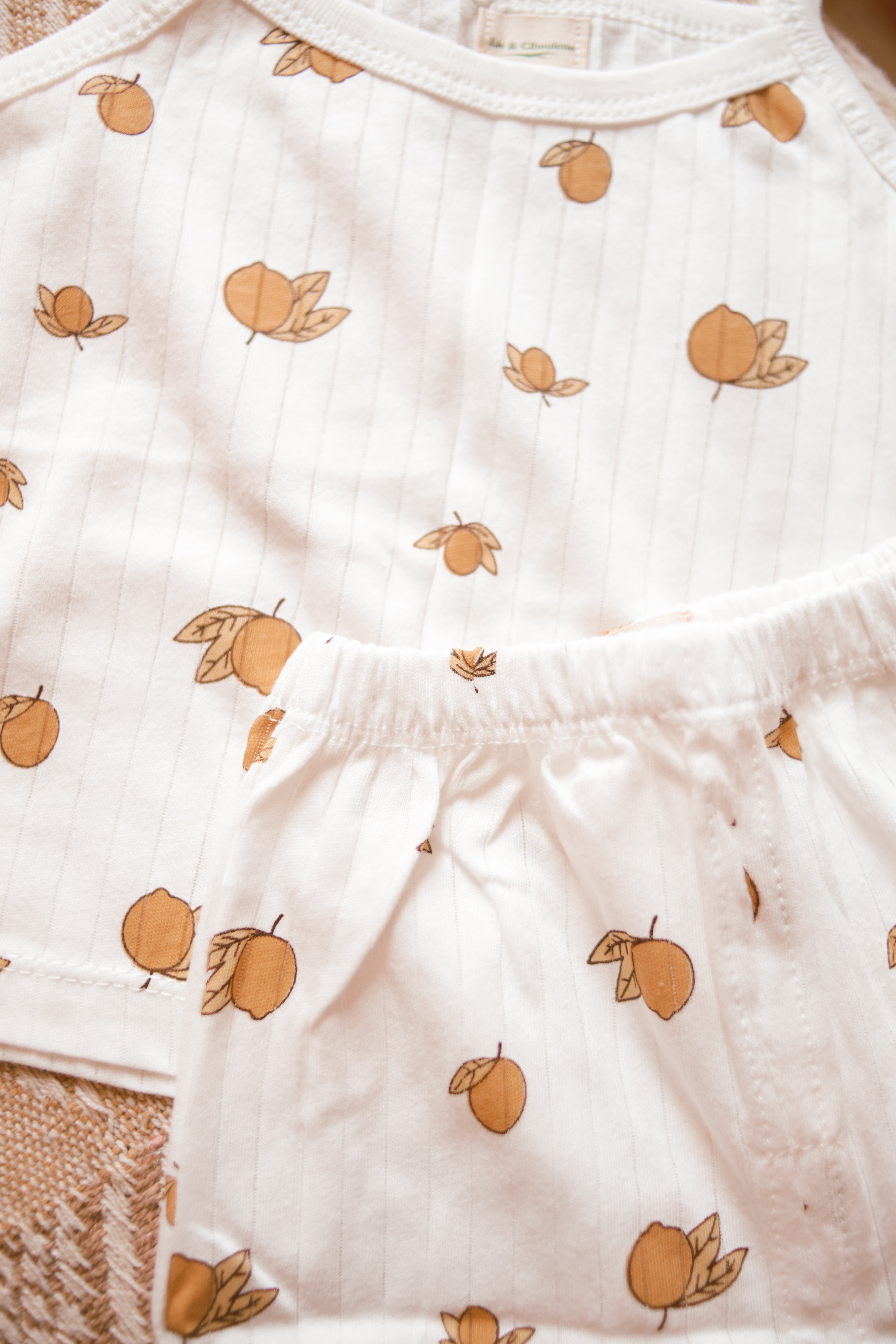 Pyjama été petite fille Liv&Ciboulette