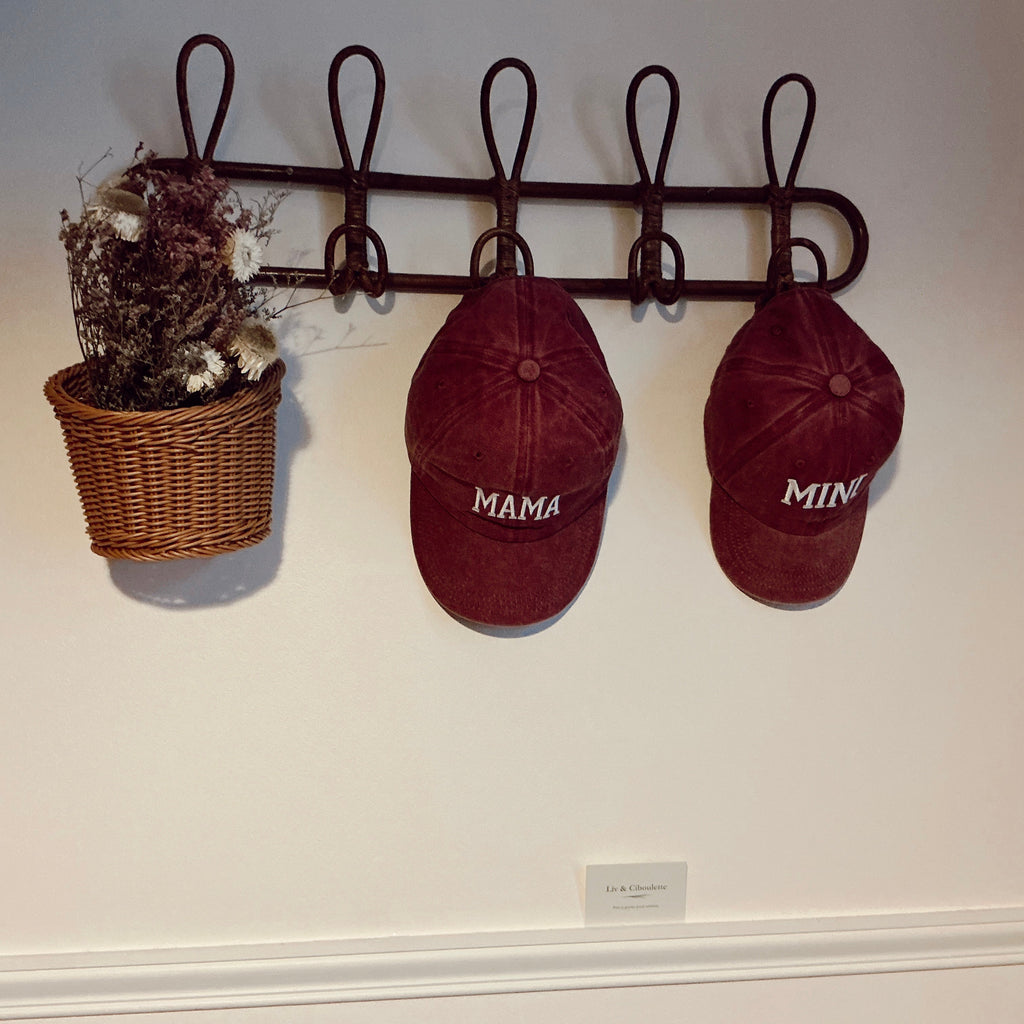 Duo casquettes matchy matchy MAMA & MINI Liv&Ciboulette