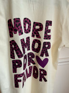 Tee-shirts femme été more amor for favor Liv&Ciboulette