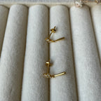 Boucles d’oreilles oxydes de zirconium Liv&Ciboulette
