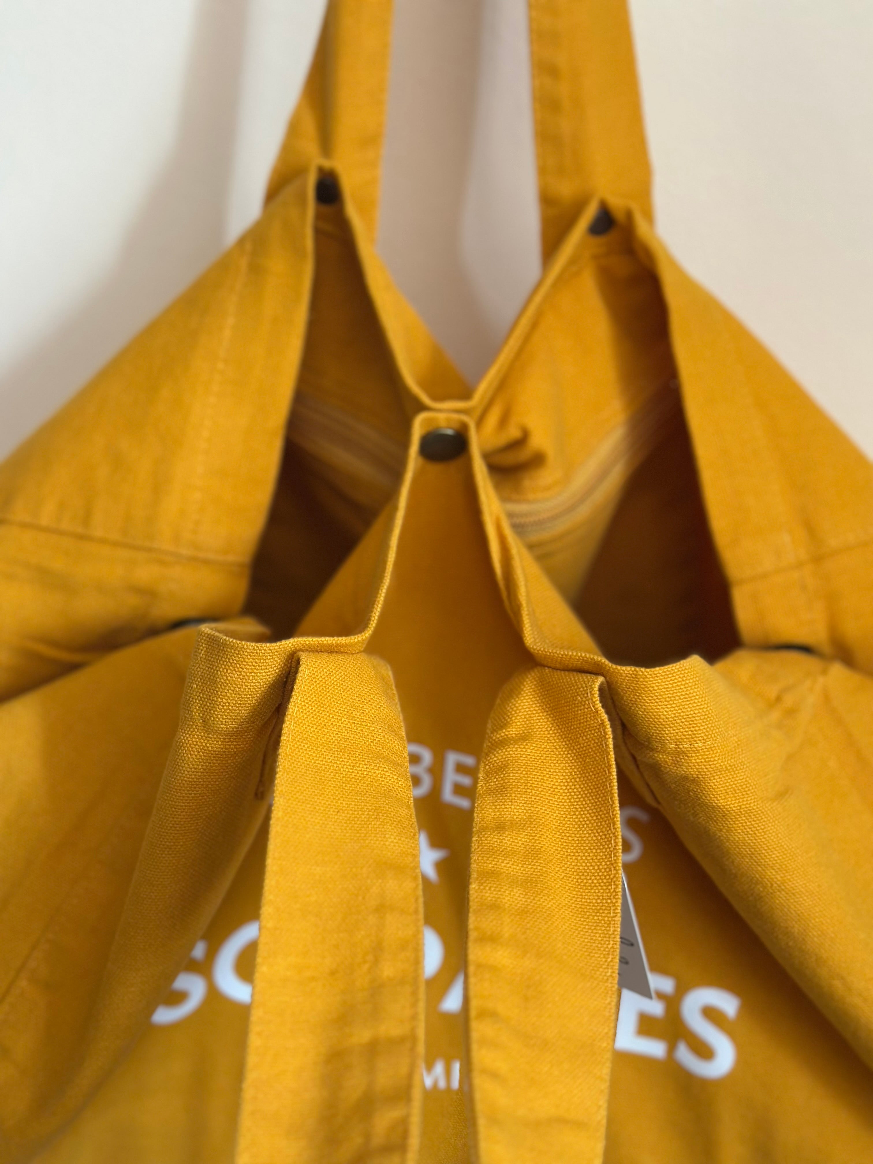 Grand sac cabas XL en toile Liv&Ciboulette