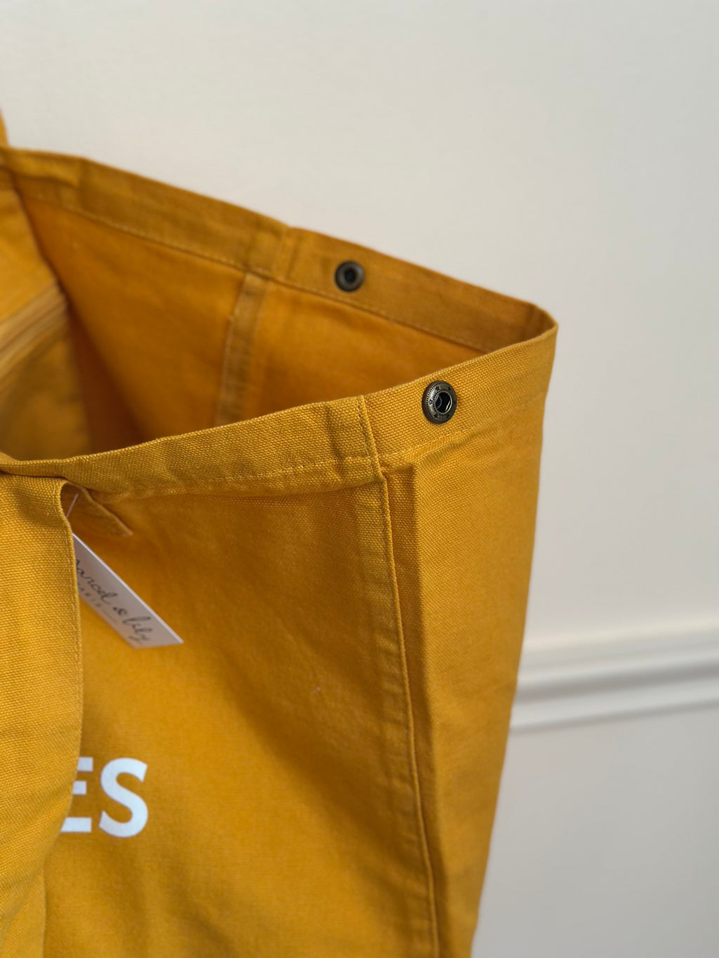 Grand sac cabas XL en toile Liv&Ciboulette