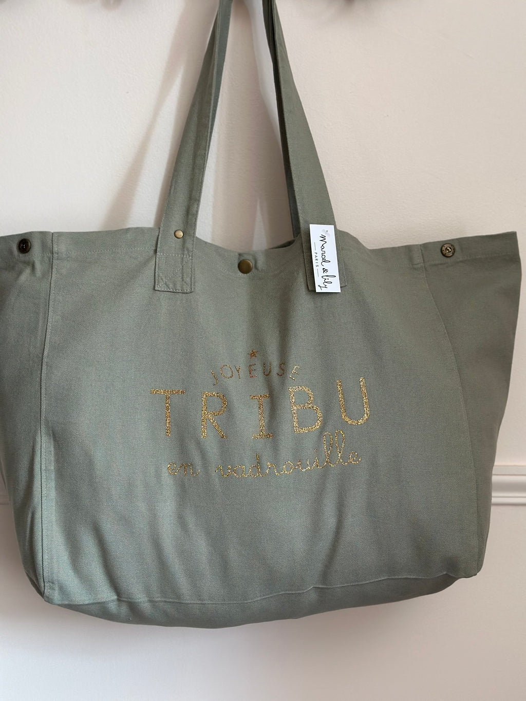 Grand sac cabas XL femme/enfant Liv&Ciboulette
