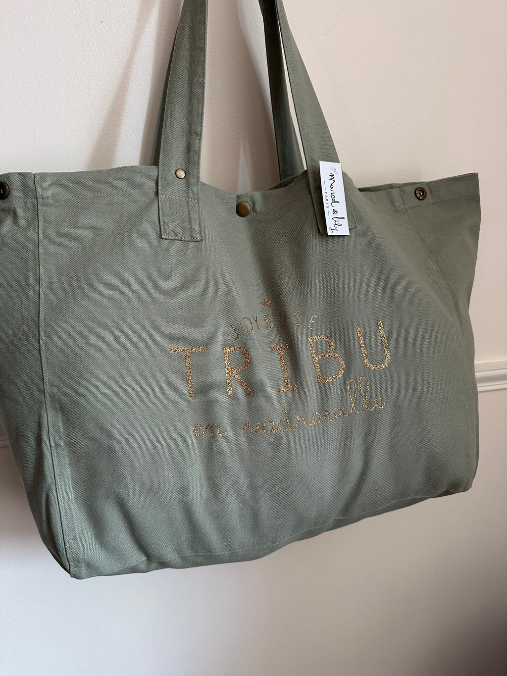 Grand sac cabas XL femme/enfant Liv&Ciboulette