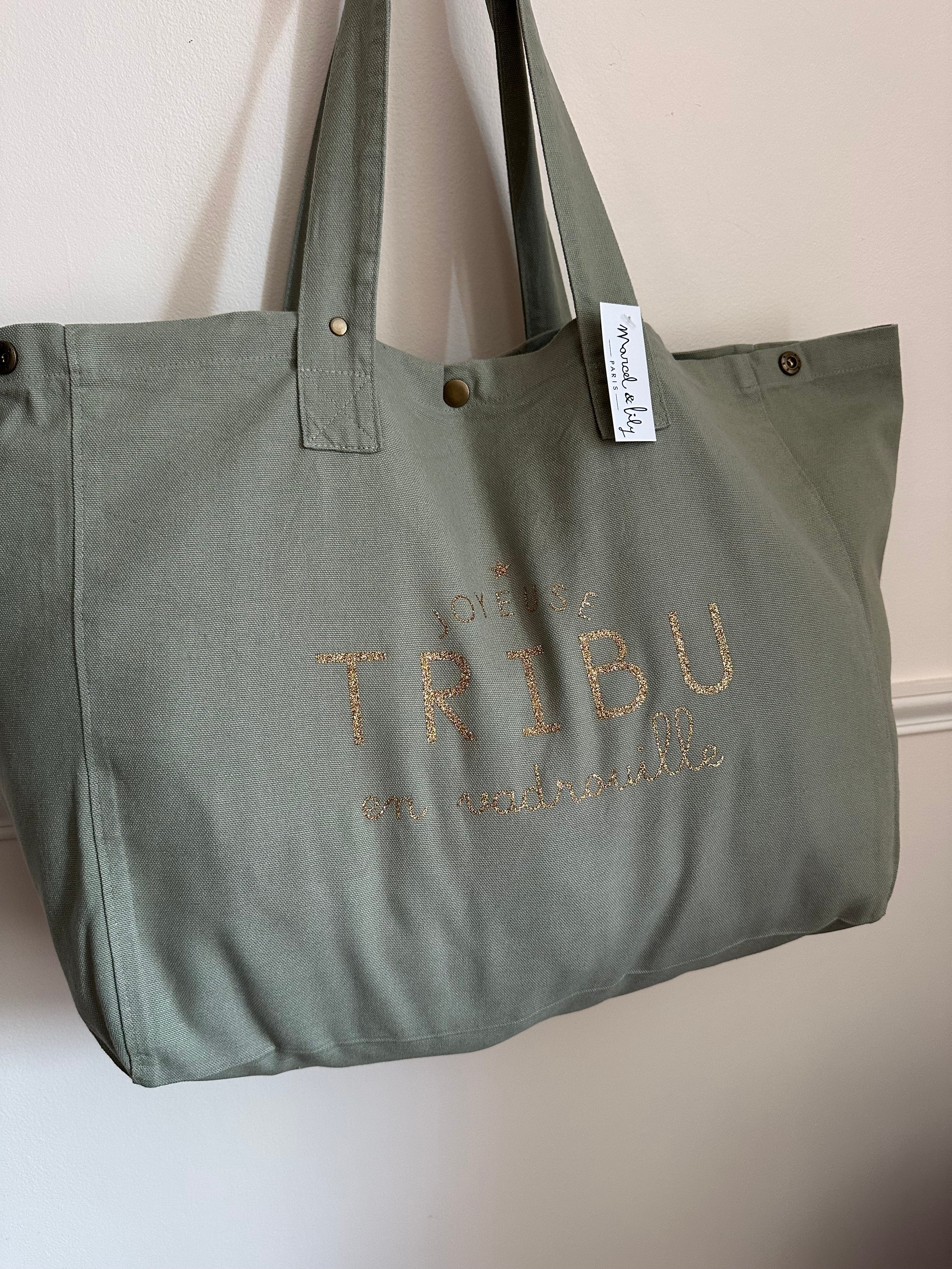 Grand sac cabas XL femme/enfant Liv&Ciboulette