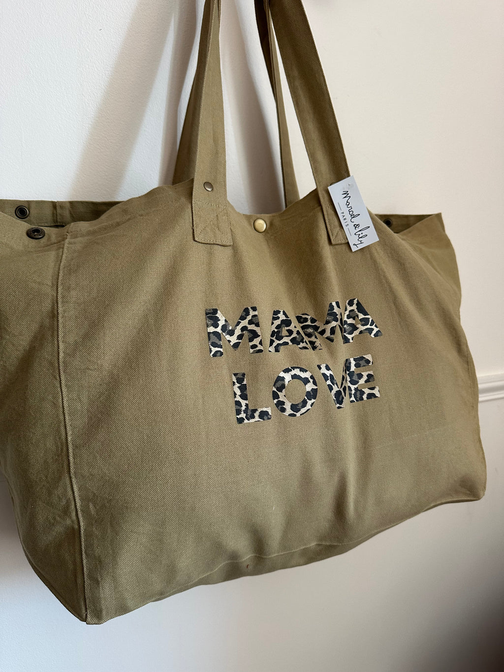 Grand sac cabas XL femme et enfant Liv&Ciboulette