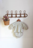 Ensemble bloomer vichy fille Liv&Ciboulette