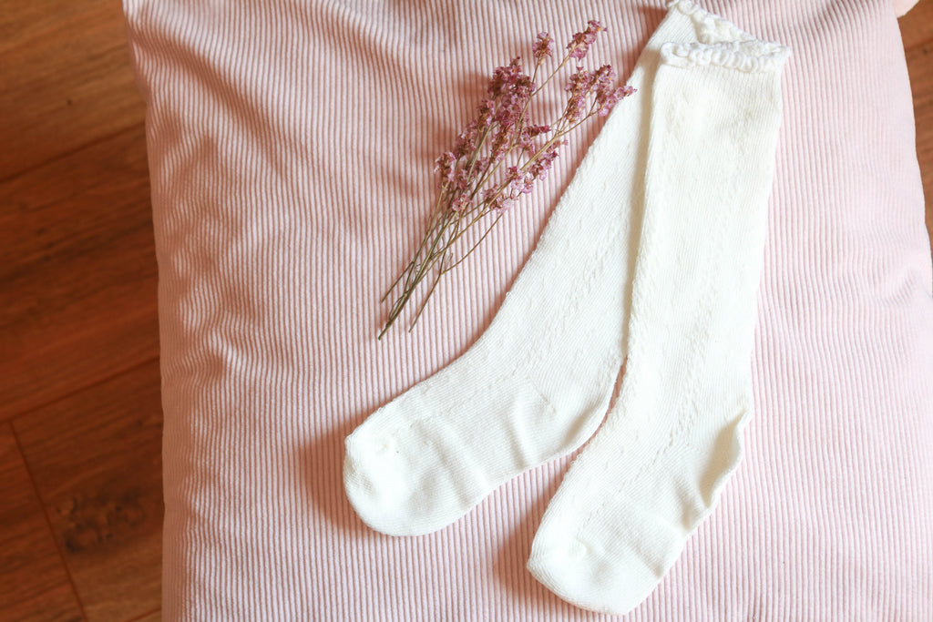Chaussettes hautes petite fille Liv&Ciboulette