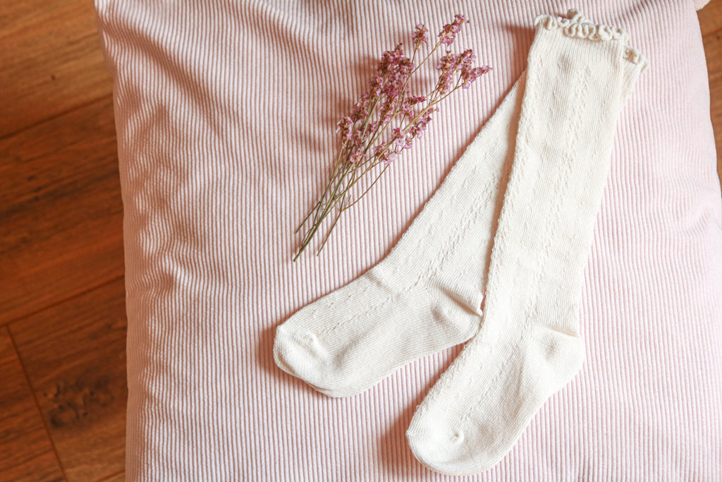 Chaussettes hautes petite fille Liv&Ciboulette