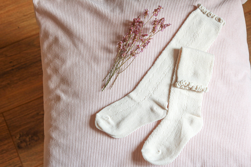 Chaussettes hautes petite fille Liv&Ciboulette