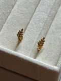 Boucles d’oreilles feuille femme Liv&Ciboulette