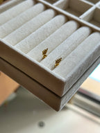 Boucles d’oreilles feuille femme Liv&Ciboulette