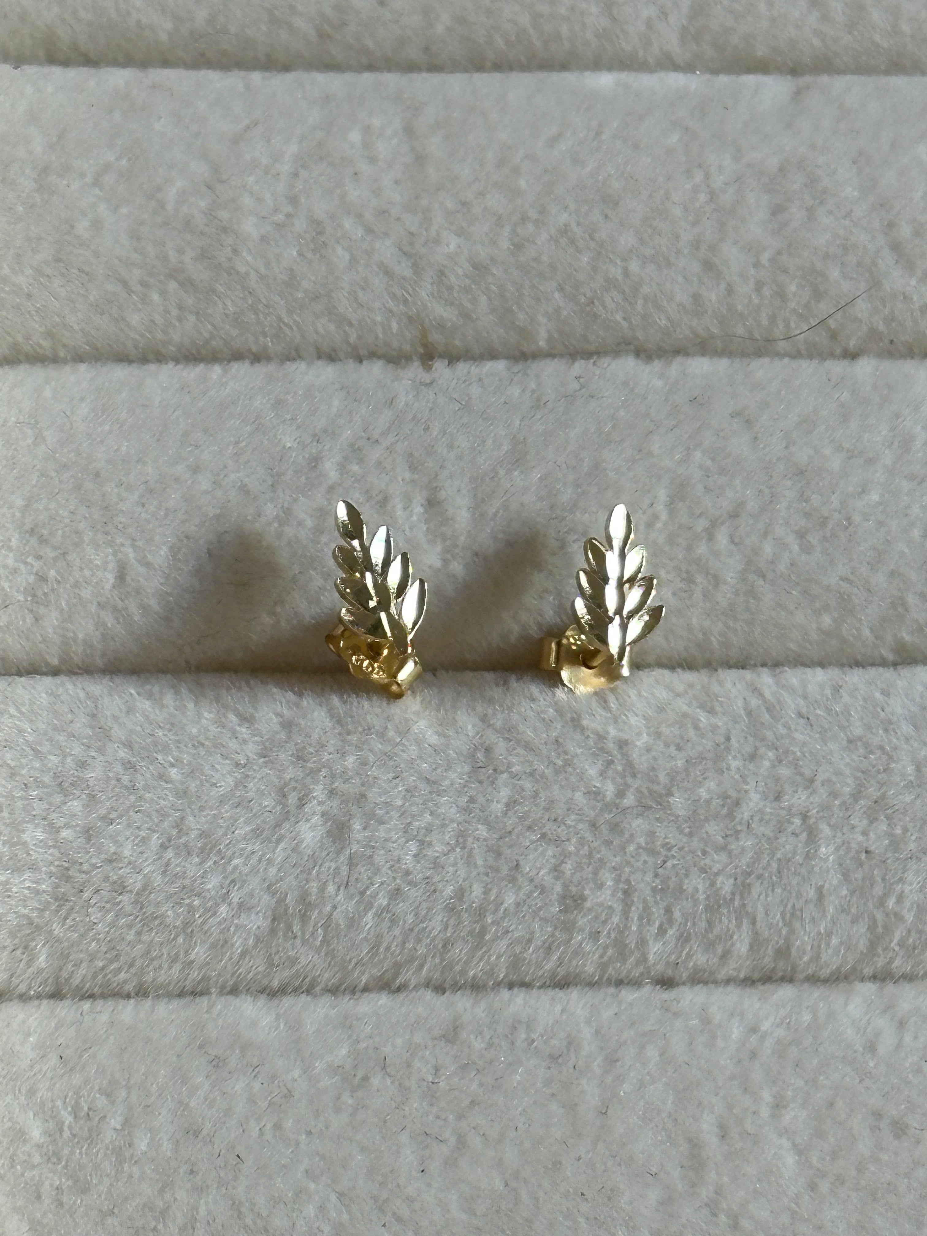 Boucles d’oreilles feuille femme Liv&Ciboulette