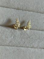 Boucles d’oreilles feuille femme Liv&Ciboulette