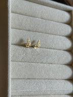 Boucles d’oreilles feuille femme Liv&Ciboulette