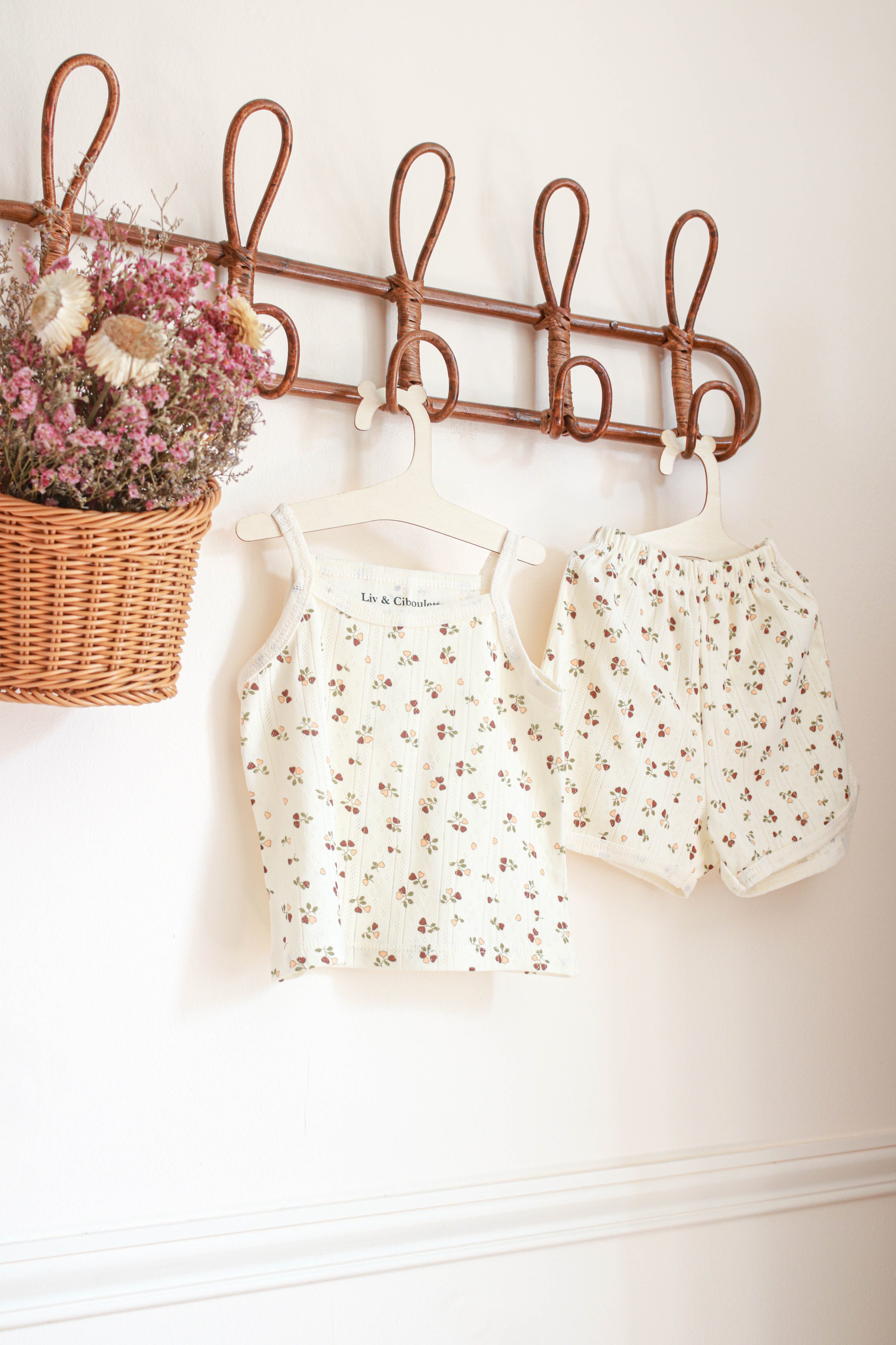 Pyjama été petite fille/bébé Liv&Ciboulette