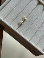 Boucles d’oreilles feuille femme Liv&Ciboulette