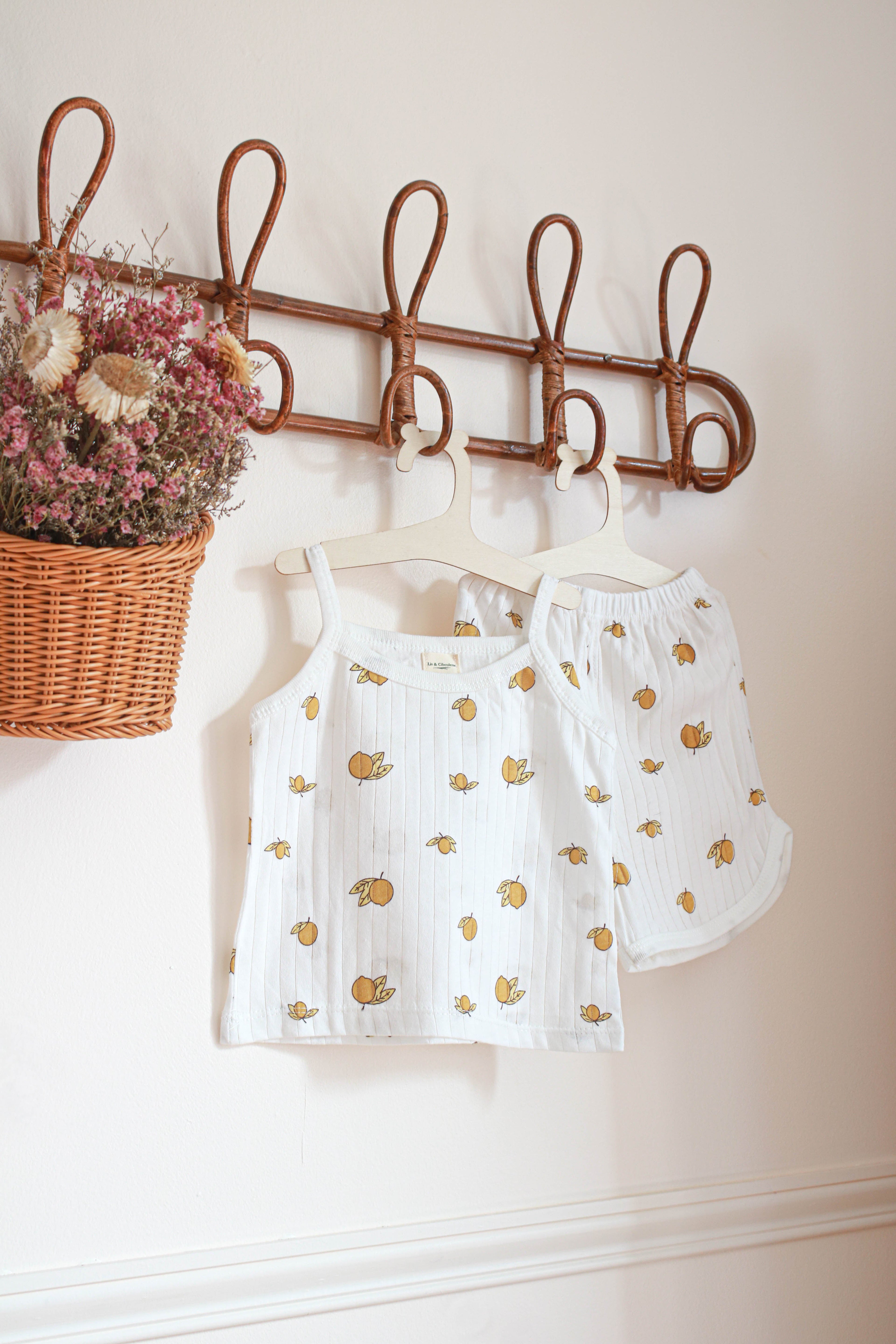 Pyjama été petite fille Liv&Ciboulette