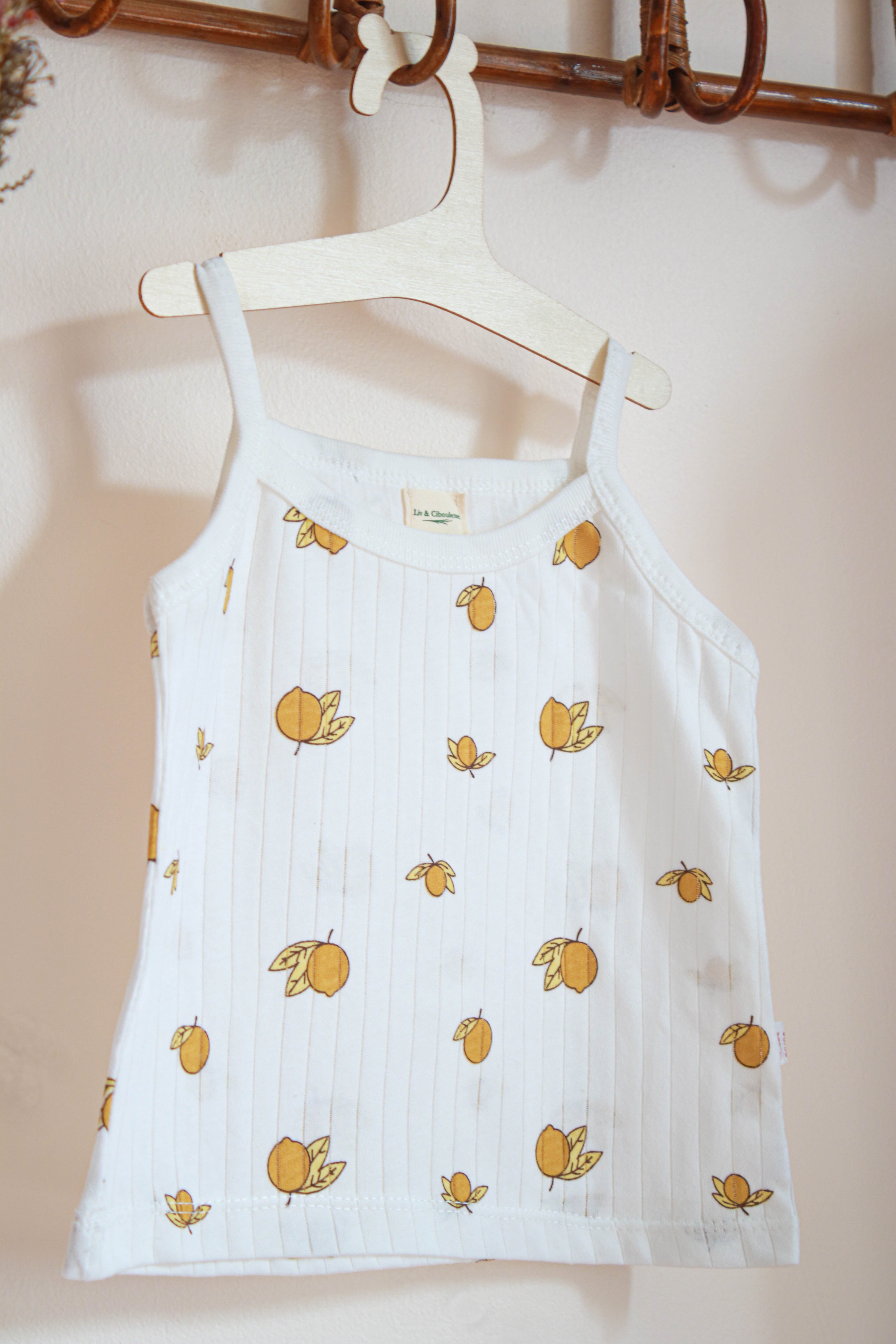 Pyjama été petite fille Liv&Ciboulette