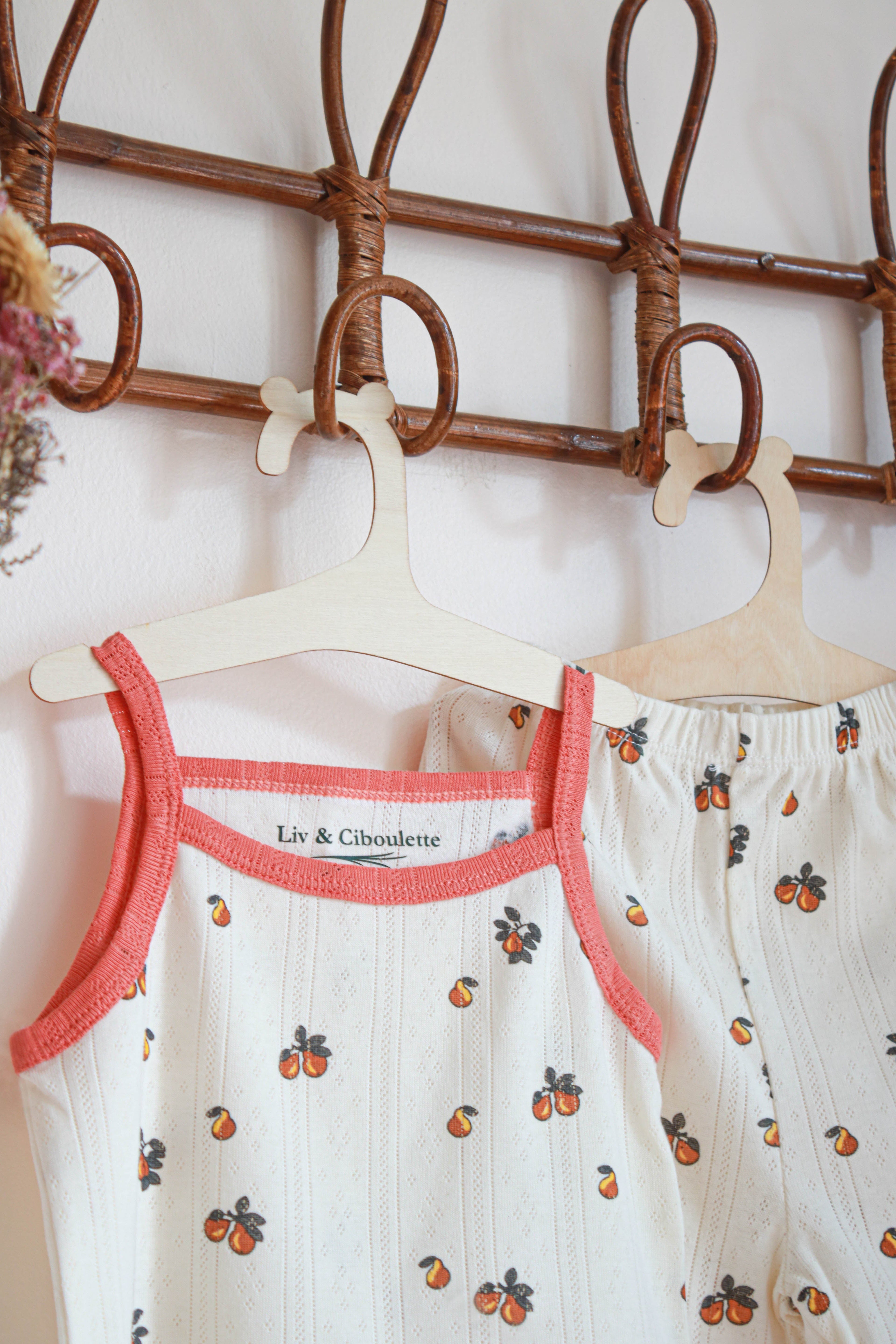 Pyjama été petite fille Liv&Ciboulette