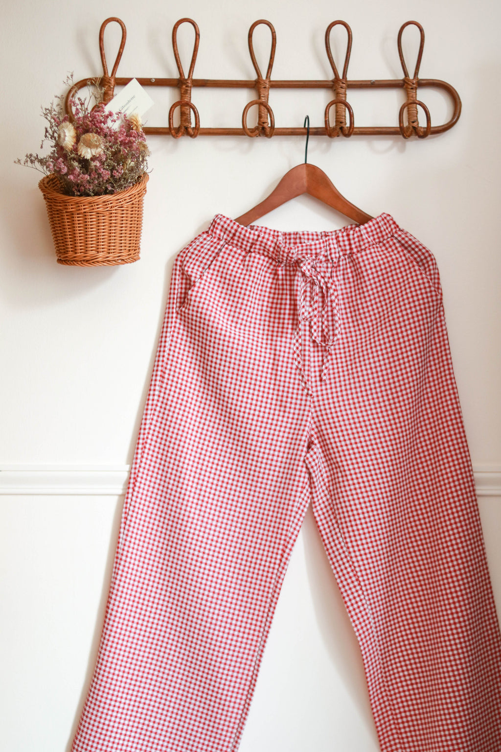 Pantalon vichy large Liv&Ciboulette