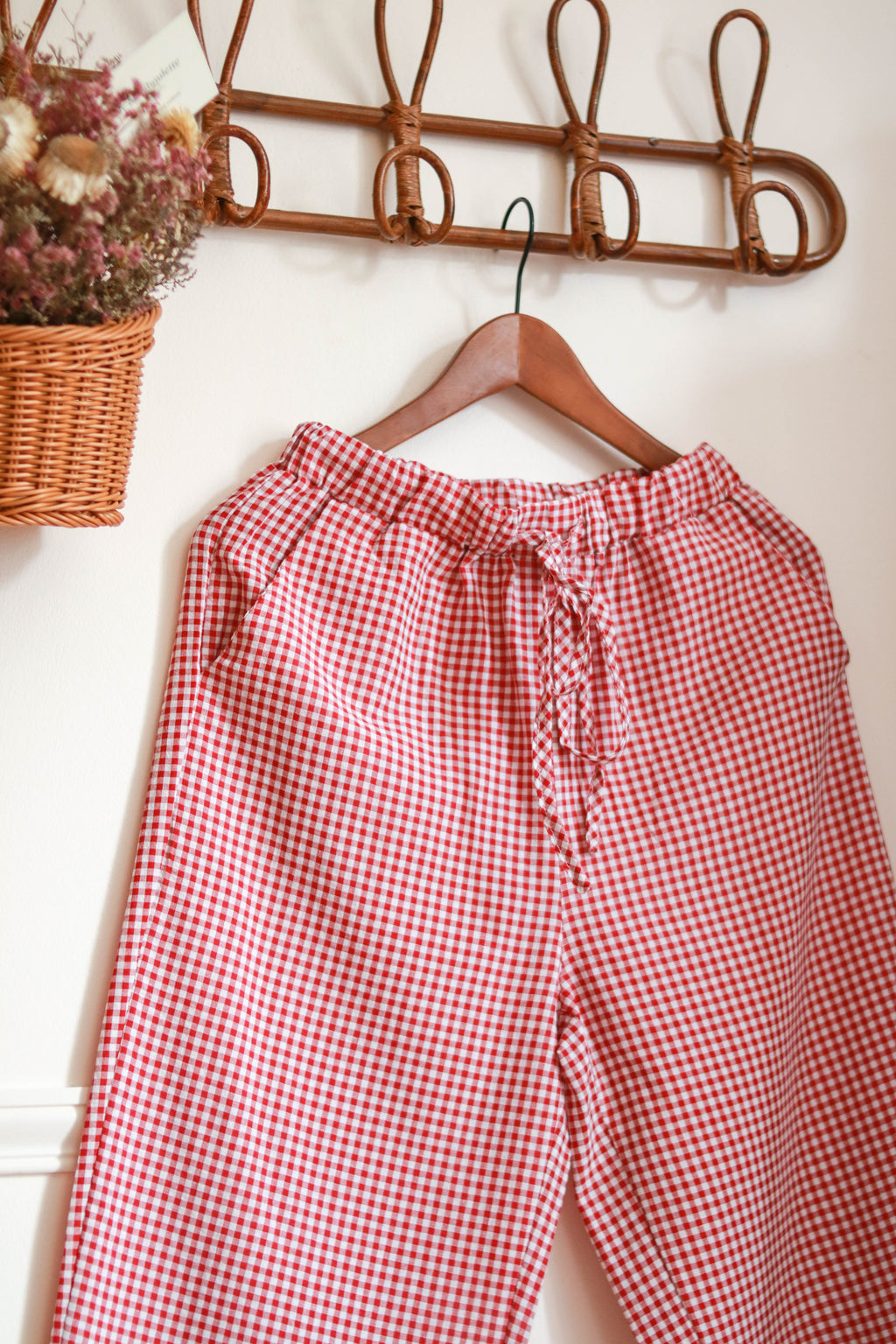 Pantalon vichy large Liv&Ciboulette