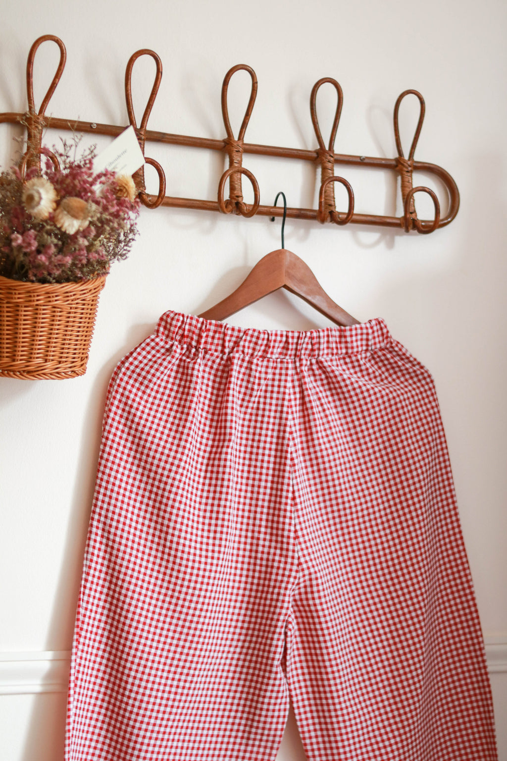 Pantalon vichy large Liv&Ciboulette