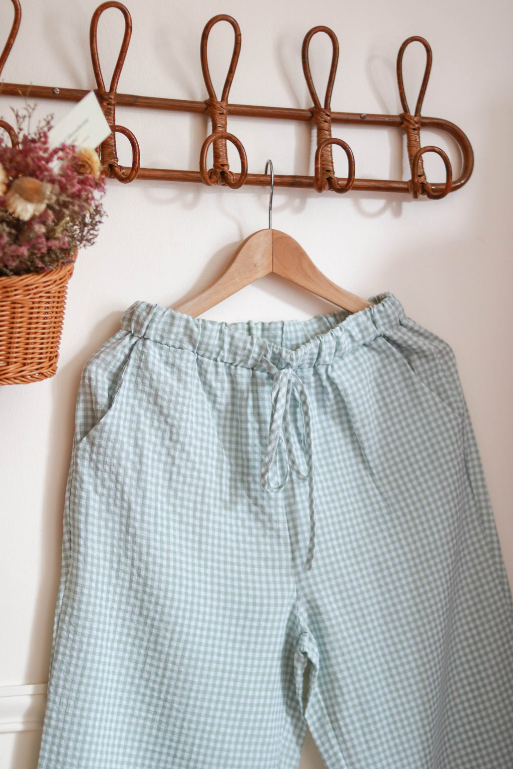 Pantalon vichy large Liv&Ciboulette