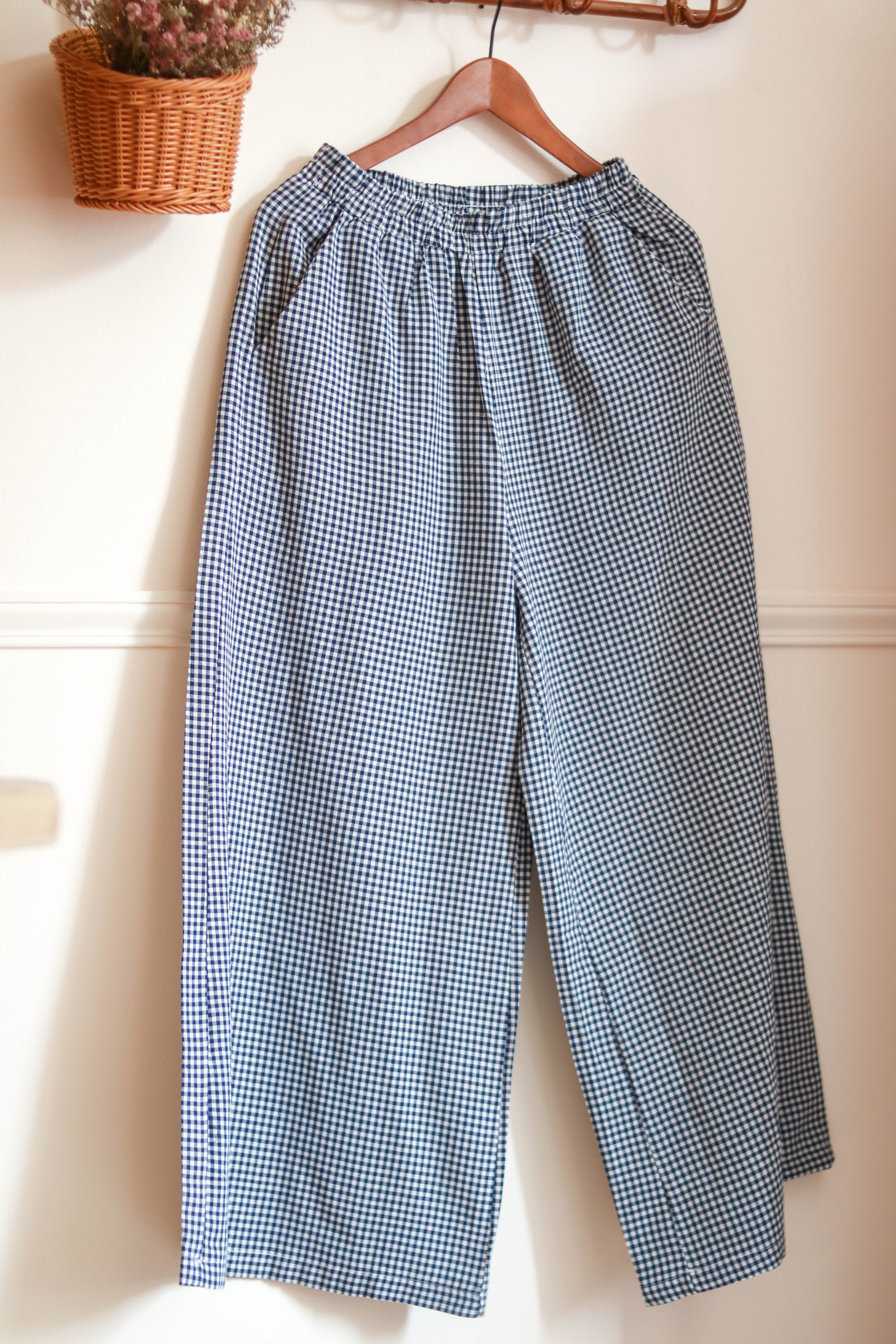 Pantalon vichy extra large Liv&Ciboulette
