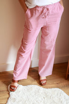 Pantalon vichy large Liv&Ciboulette