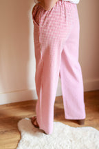 Pantalon vichy large Liv&Ciboulette