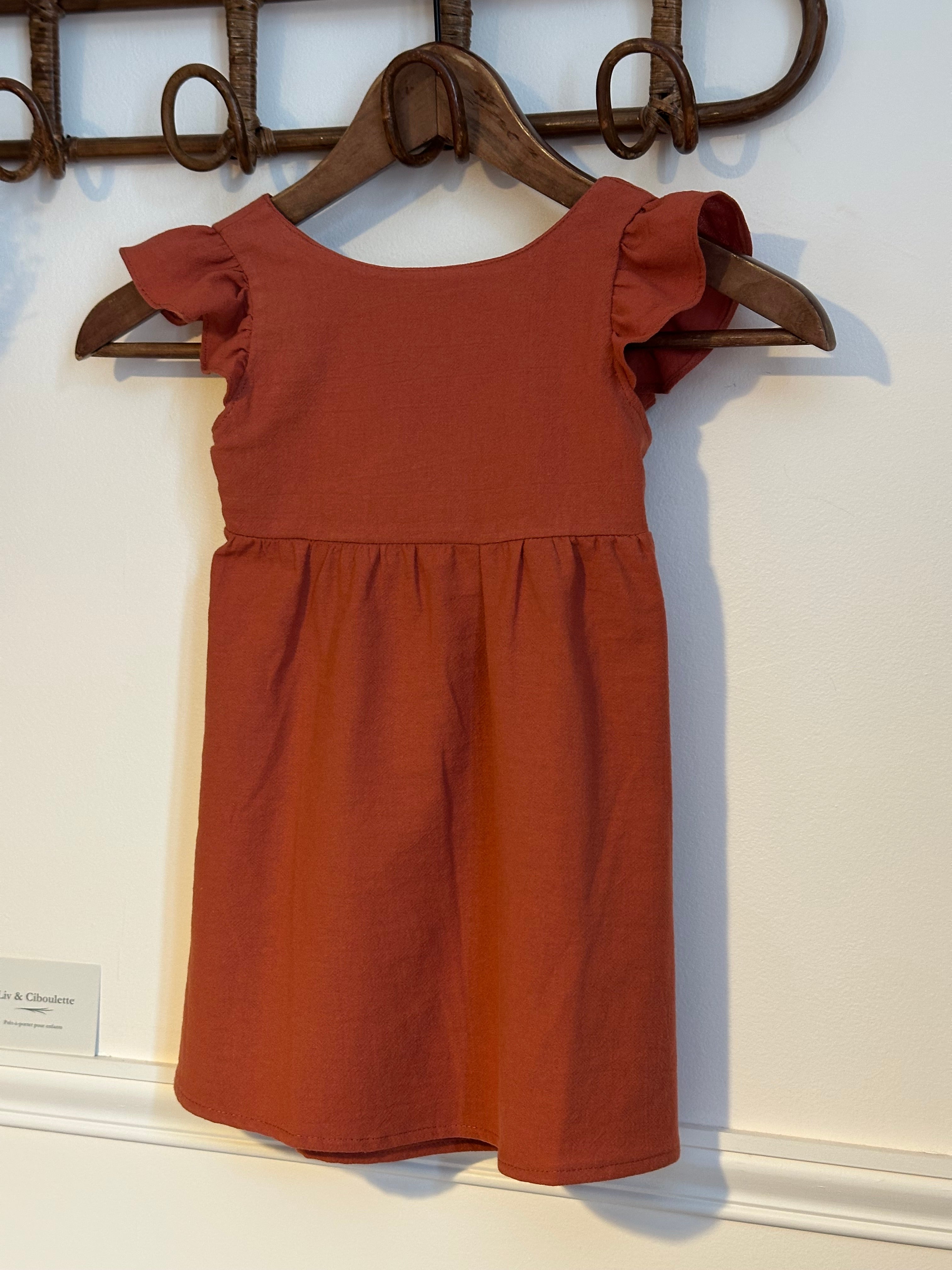 Robe dos nu noeud Liv&Ciboulette