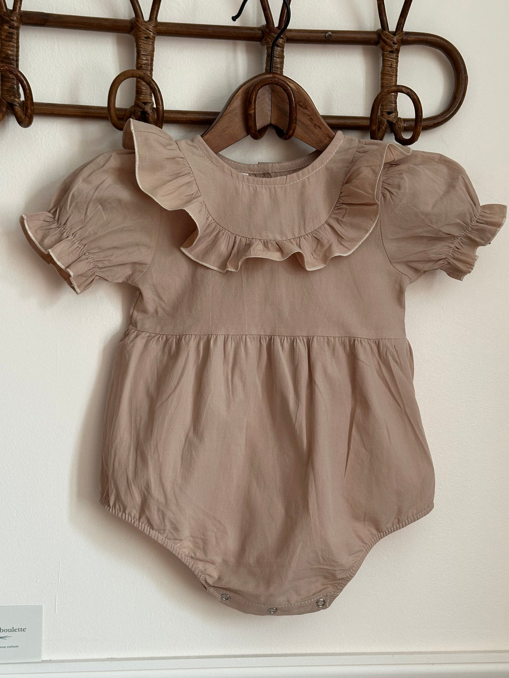 Combinaison bloomer été beige Liv&Ciboulette