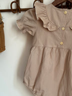Combinaison bloomer été beige Liv&Ciboulette