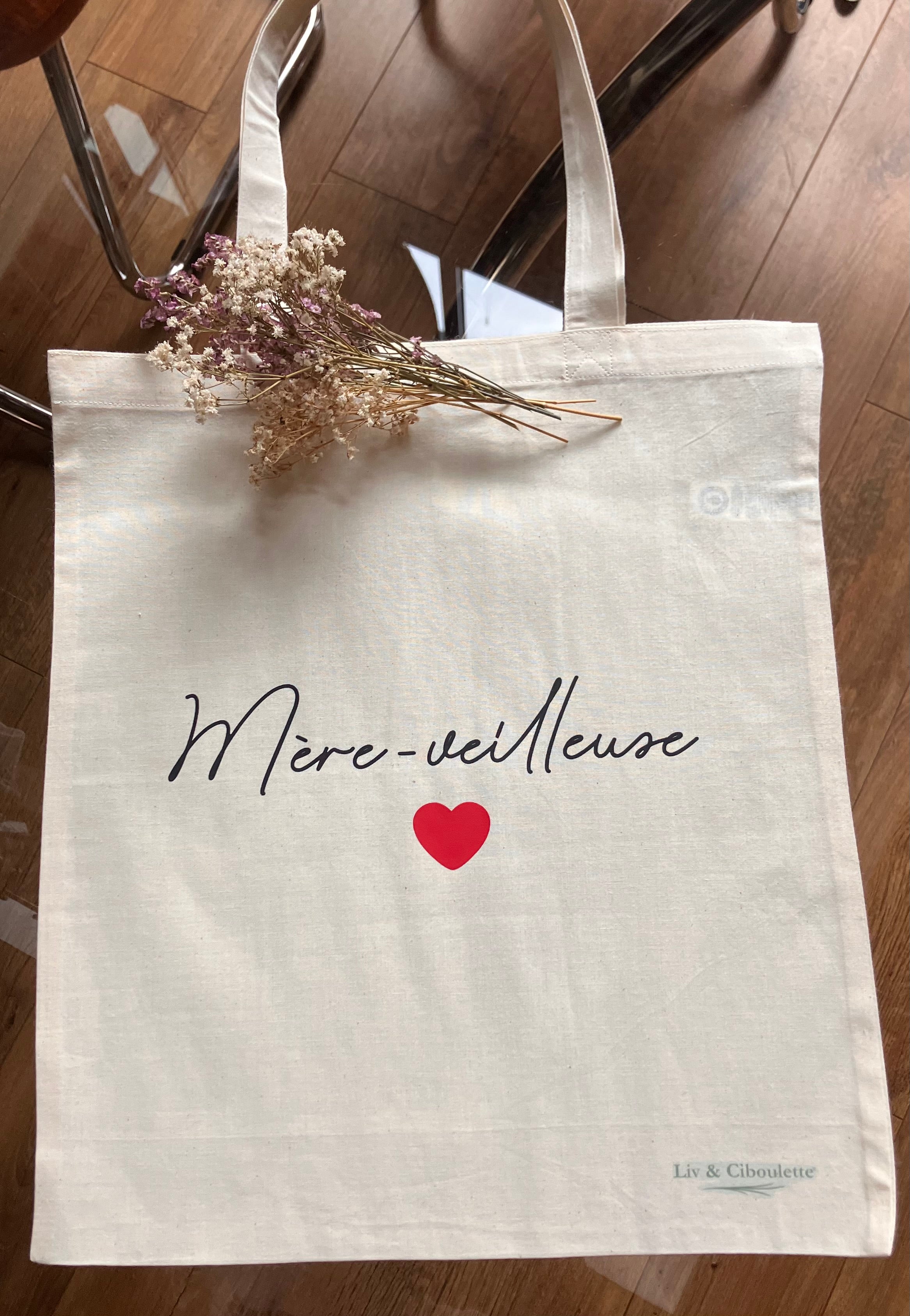 Tote Bag fête des mères Liv&Ciboulette