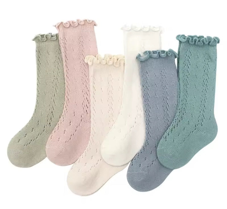 Chaussettes hautes petite fille Liv&Ciboulette